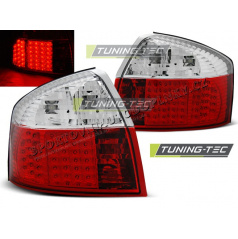 AUDI A4 10.2000-10.2004 ZADNÍ LED LAMPY RED WHITE