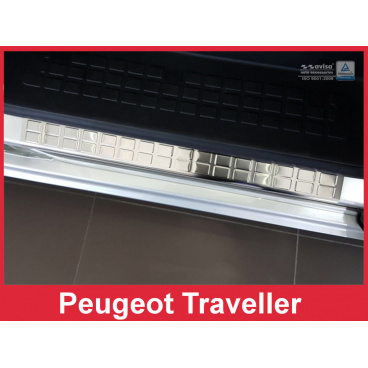 Nerez ochranné lišty prahu dveří 2ks Peugeot Traveller 2016+