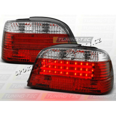 BMW E38 1994-01 ZADNÍ LED LAMPY RED WHITE