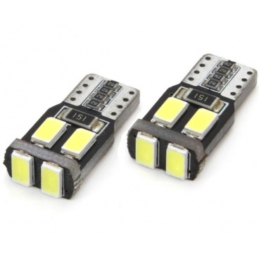 Žárovky 6 SMD-2 5730 T10 (W5W) 12V bílá CAN-BUS