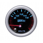 Přídavný budík Race Sport Voltmeter 52 mm černý