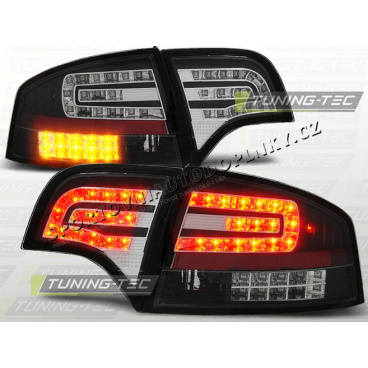 AUDI A4 (B7) SEDAN 2004-08 ZADNÍ LED LAMPY BLACK