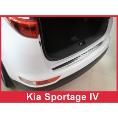 Nerez kryt-ochrana prahu zadního nárazníku Kia Sportage IV 2016+