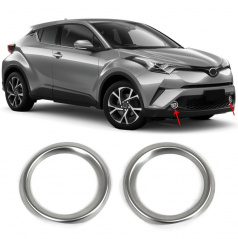 Chrom kryty předních mlhovek Toyota C-HR  2016-21