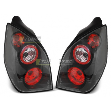 Citroen C2 11.2003-10 zadní lampy black