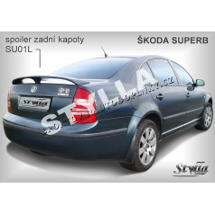 ŠKODA SUPERB spoiler zad.  kapoty SU01L (EU homologace)