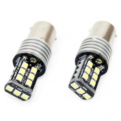 Žárovky BAY15D - 15 SMD LED bílé 12/24V CAMBUS (2 ks)