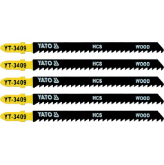 List pilový do přímočaré pily 115 mm na dřevo TPI8 5 ks