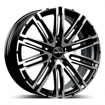 Alu kolo GMP TARGA black diamond 11,5x21 5x130 ET61