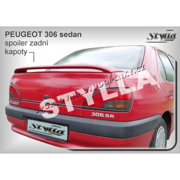 PEUGEOT 306 SEDAN (93-01) spoiler zad. kapoty (EU homologace)