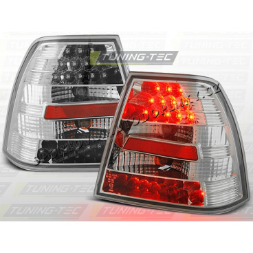 VW BORA 1998-05 ZADNÍ LED LAMPY CHROME