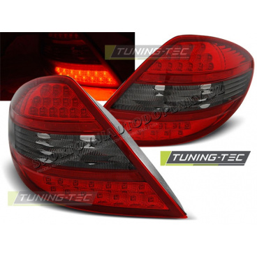 Mercedes R171 SLK 2004-2011 zadní LED lampy red smoke