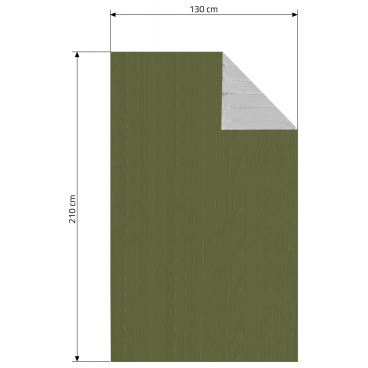 Izotermická fólie SOS zelená 210x130cm