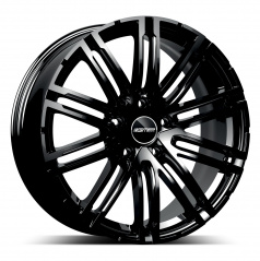 Alu kolo GMP TARGA black 10,0x21 5x112 ET30