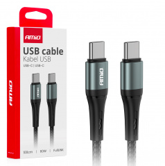 Kabel pro nabíjení USB-C - USB-C 60W 100cm FullLINK 