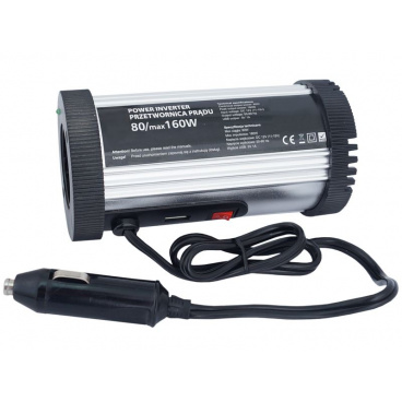 Adaptér napětí (z 12 na 230V 160W) + USB 1A