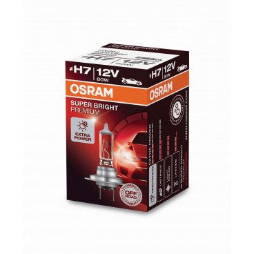 Žárovka OSRAM H7 12V 80W Super Bright Premium Off Road - 1 ks