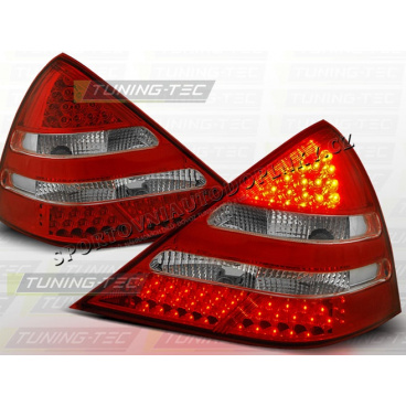 MERCEDES SLK R170 ZADNÍ LED LAMPY RED WHITE