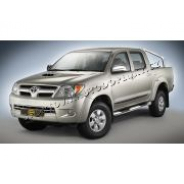 Toyota Hilux 4x4, 2006- , boční pryžové ochranné lišty dveří (sada)