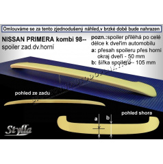 NISSAN PRIMERA COMBI  (98-01) spoiler zad. dveří horní NP9L