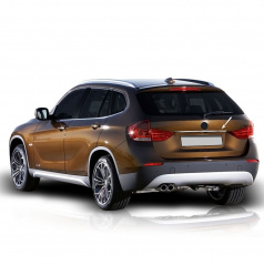 Nerez chrom lišta nad SPZ Omtec BMW X1 E85 2009-15