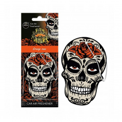 Osvěžovače vzduchu AROMA CAR MUERTOS Skull Orange Man Island Driftwood