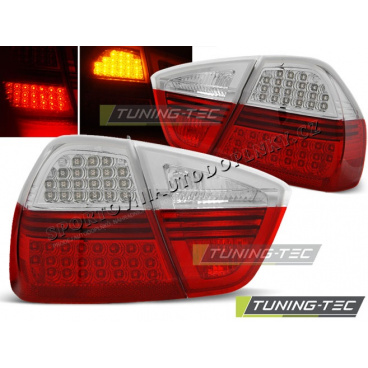 BMW E90 03.2005-08.2008 LED INDIC. ZADNÍ LED LAMPY RED WHITE