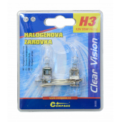 Žárovka 12V H3 55W Pk22s halogenová blister 2ks