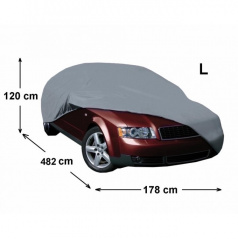 Plachta na auto III - velikost L 471 x 173 x 116 cm