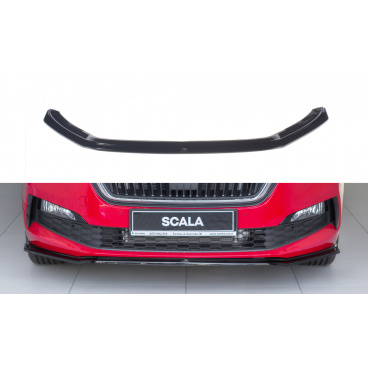 Spoiler pod přední nárazník ver.3 pro Škoda Scala, Maxton Design (černý lesklý plast ABS)