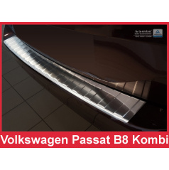 Nerez kryt- ochrana prahu zadního nárazníku Volkswagen Passat B8 kombi 2014-20