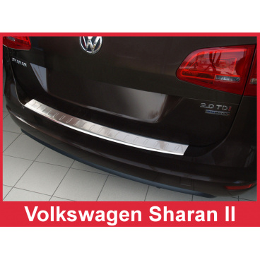 Nerez kryt- ochrana prahu zadního nárazníku Volkswagen Sharan II 2010+