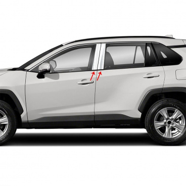 Nerez obložení oken Toyota RAV4 2018-21