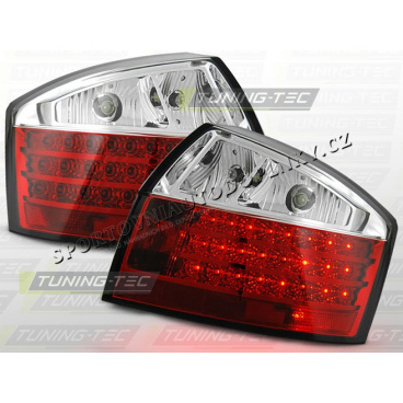 AUDI A4 (B6) 2000-04 ZADNÍ LED LAMPY RED WHITE