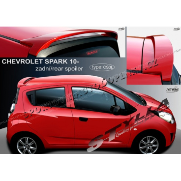 Chevrolet Spark 2010- zadní spoiler (EU homologace)