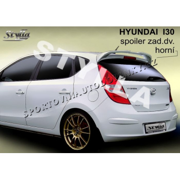 HYUNDAI i30 07+ spoiler zad. dveří horní (EU homologace)