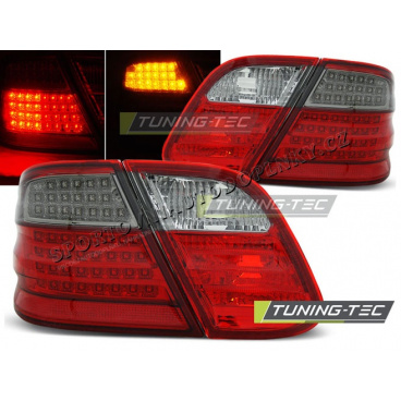 MERCEDES CLK W208 03.1997-04.2002 ZADNÍ LED LAMPY RED SMOKE