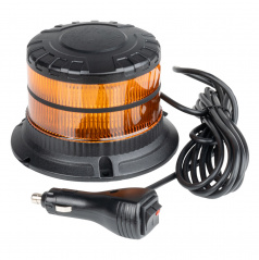 Výstražná blikající majáková lampa LED W29M 12V 24V AMIO-04110