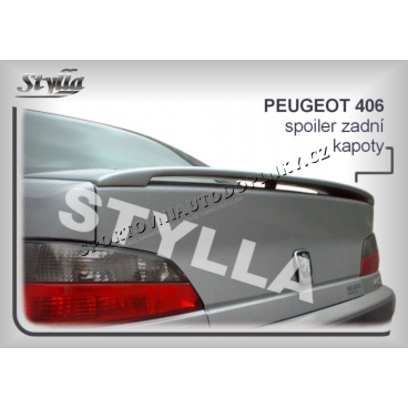 PEUGEOT 406 SEDAN (95+) spoiler zad. kapoty (EU homologace)