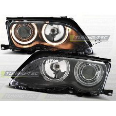 BMW E46 01-05 ANGEL EYES BLACK (LPBM86) - sedan / touring