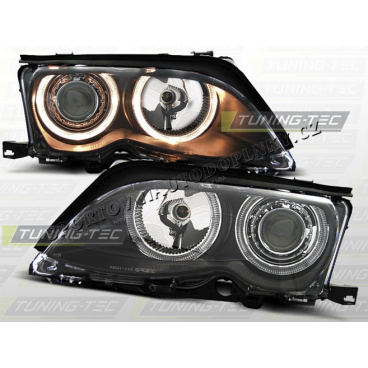 BMW E46 01-05 ANGEL EYES BLACK (LPBM86) - sedan / touring