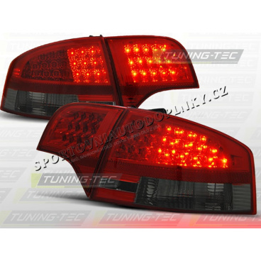 AUDI A4 (B7) SEDAN 2004-08 ZADNÍ LED LAMPY RED SMOKE