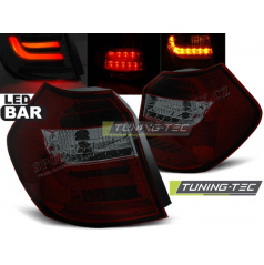 BMW E87/E81 2004-08.2007 zadní lampy red smoke LED BAR