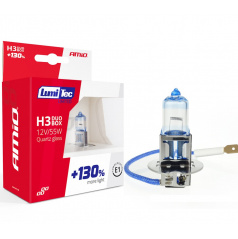 Halogenové žárovky H3 12V 55W LumiTec +130% - 2 ks