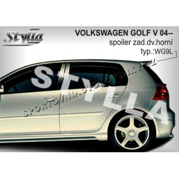 VOLKSWAGEN GOLF V 04+ spoiler zad. dveří horní