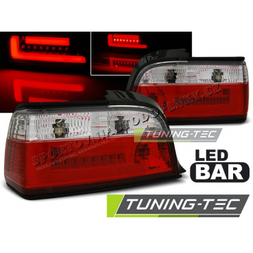 BMW E36 12.1990-08.1999 C/C zadní LED lampy red white BAR