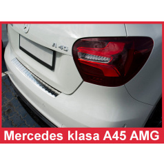 Nerez kryt-ochrana prahu zadního nárazníku Mercedes A 45 AMG 2015+