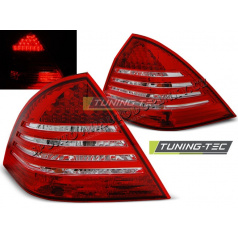 Mercedes C-Klasa W203 Sedan 2000-04 zadní lampy red white LED