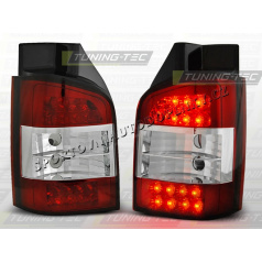 VW T5 2003-09 ZADNÍ LED LAMPY RED WHITE