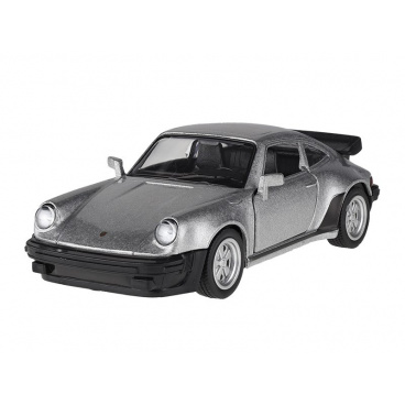 Kovový model 1:32 Porsche 911 Turbo 3.3 ve stříbrné metalíze